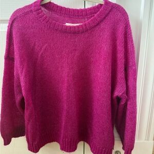 Des Petits Hauts Women's Hot Pink Sweater